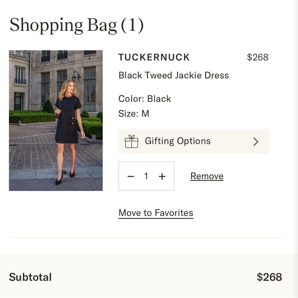 Tuckernuck black Tweed Jackie Dress - Picture 6 of 6